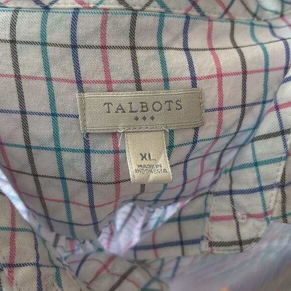 Talbots Multicolor Plaid Bouse - Picture 4 of 5